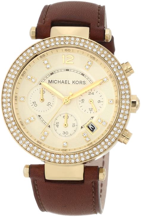 michael kors watch leatherreal|Michael Kors leather watch bands.